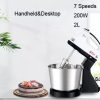 خلاط يدوي محمول 7 سرعات من نونكس + حامل مع وعاء - Image 4