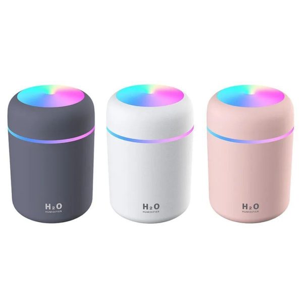 جهاز ترطيب الهواء اللاسلكي المحمول من Houa مع ضوء LED إيقاف تلقائي قابل لإعادة الشحن 400 مل مرطب هواء صغير للمنزل خارج المنزل - Image 6