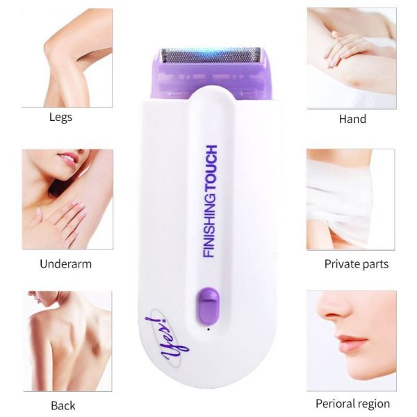 Finishing Touch USB المحمولة قابلة للشحن لنزع الشعر للنساء لينة أداة الحلاقة الروتاري - Image 7