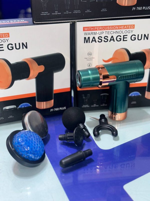 مسدس تدليك كهربائي Fascial LCD علاج رياضي عميق للجسم لتخفيف آلام العضلات وتنحيف الرقبة ومدلك للاسترخاء - Image 3